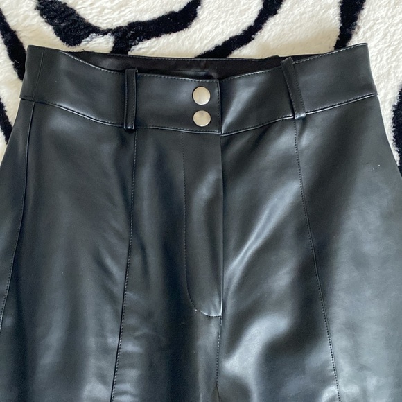 😍NWOT Majorelle Blake Faux Leather Pants Black XS - Picture 4 of 6